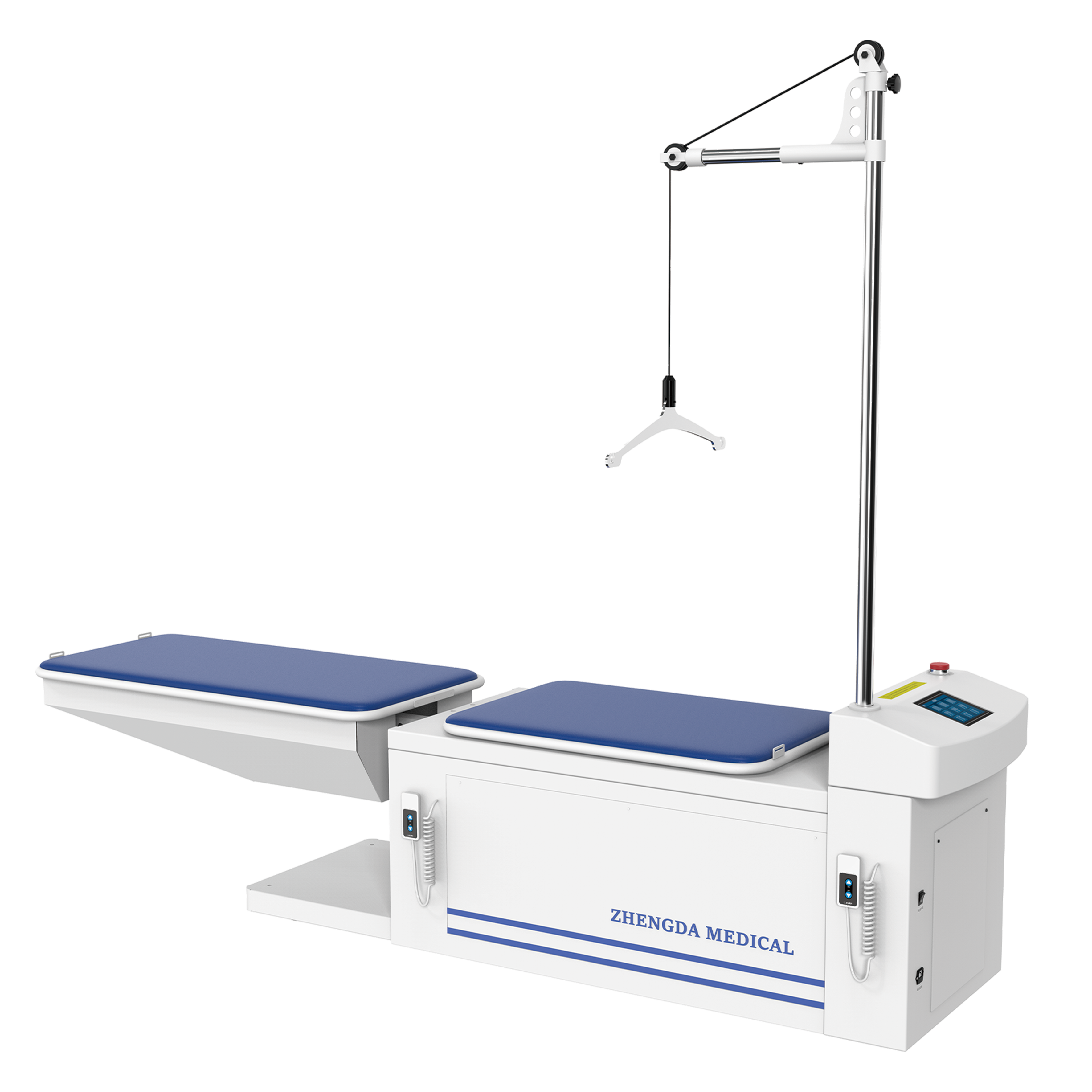 Cervical et lumbalis Tractio Bed